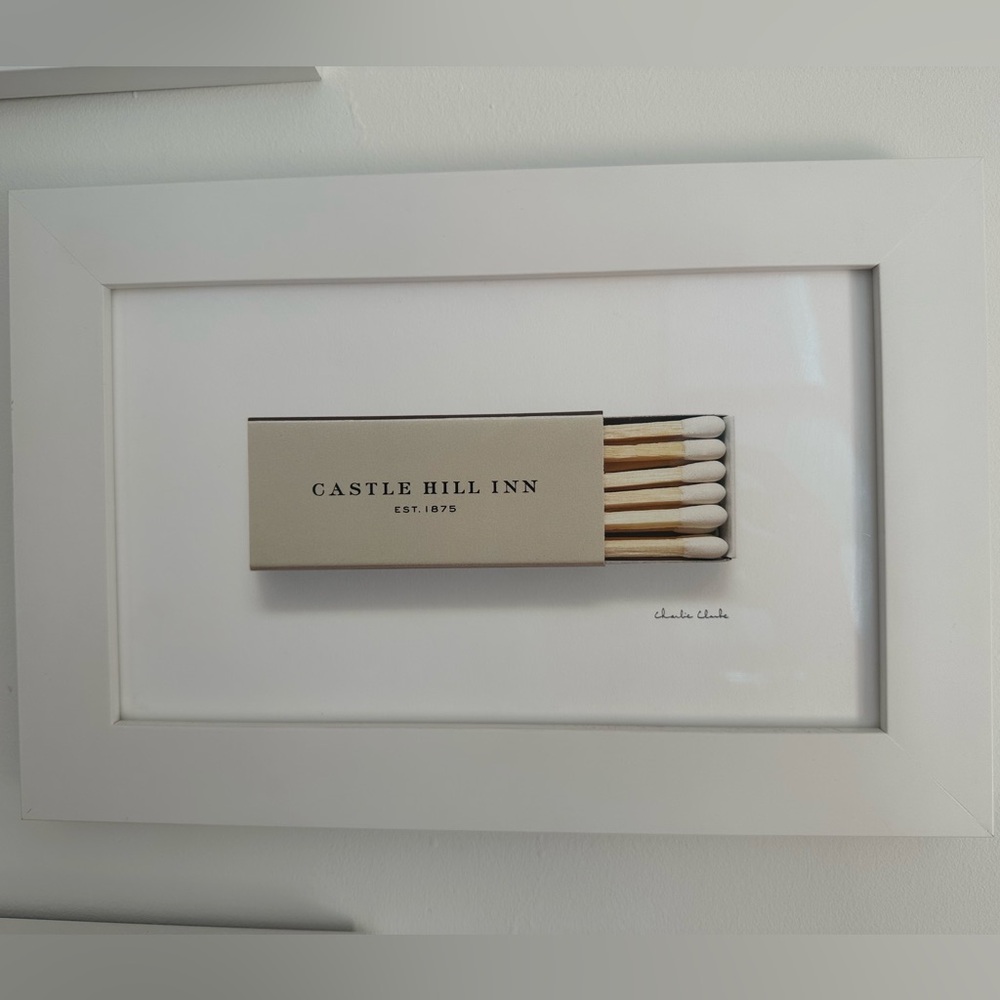 Charles ryan Clarke Castle Hill Inn matchbook art
